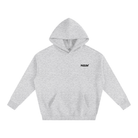 Bagel Boyz - Box Hoodie in Flower Gray — heavyweight padel hoodie designed in London