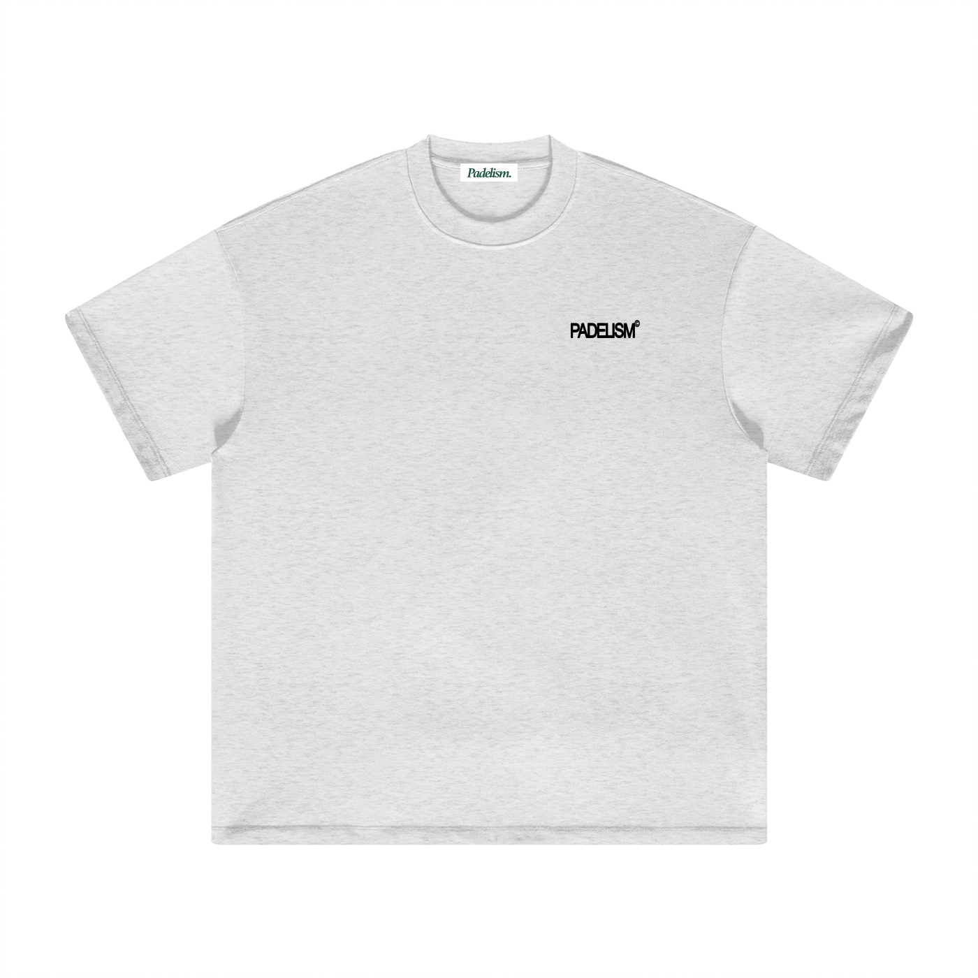 Bagel Boyz - Heavyweight T-shirt in Oat Gray — 100% cotton padel t-shirt designed in London