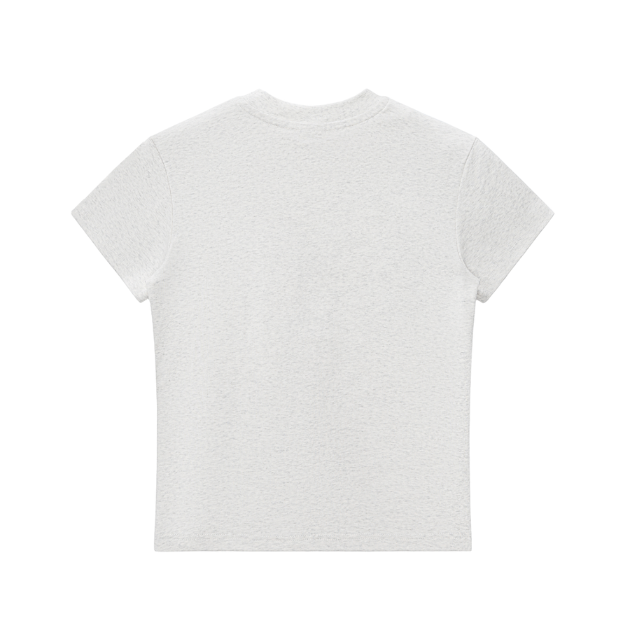 Game, Set, Matcha Crewneck T-Shirt - Flower Gray