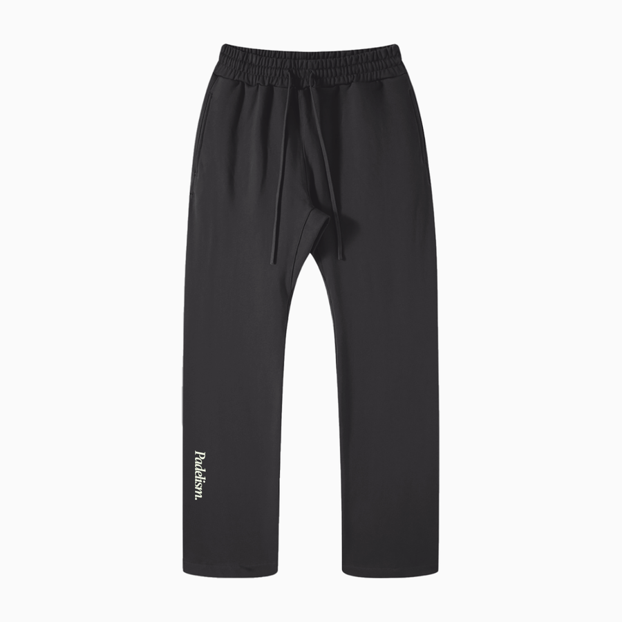 Padelism Straight Leg Pants in Black — padel trousers designed in London
