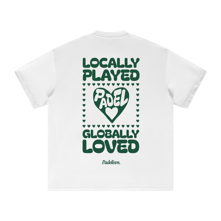 Love - Heavyweight T-Shirt — premium heavyweight padel t-shirt by Padelism