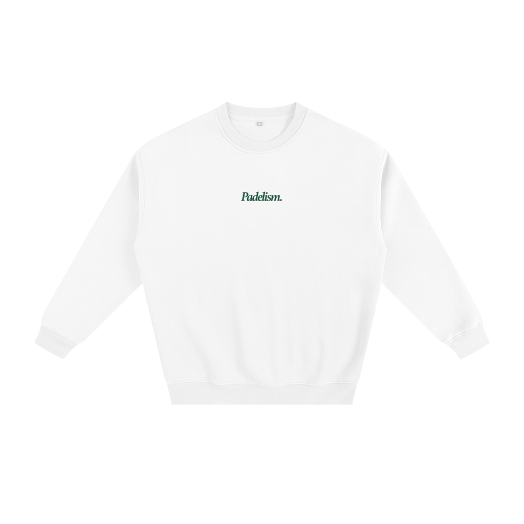 Padelism Mk1 - Sweatshirt in White — premium padel sweatshirt by Padelism