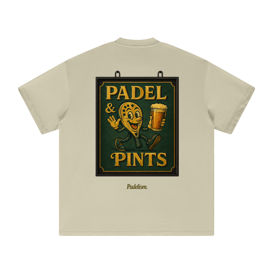 Swing Sign  - Heavyweight T-Shirt — premium heavyweight padel t-shirt by Padelism