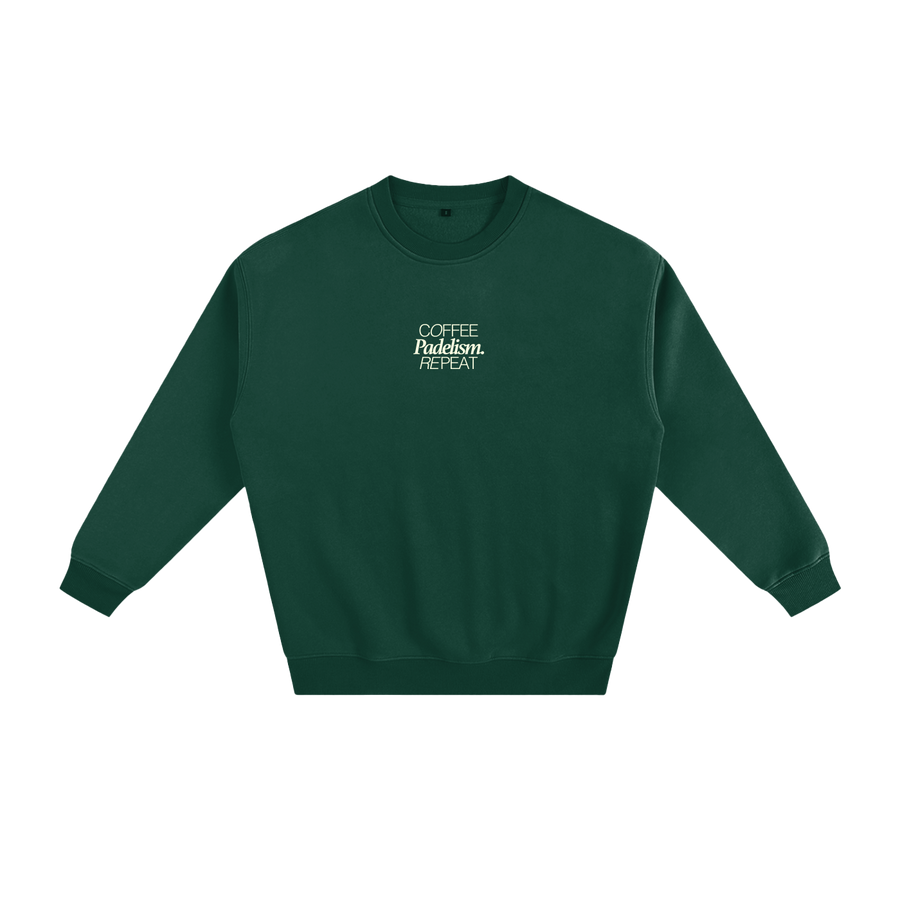 Coffee Padelism Repeat Sweatshirt — premium padel sweatshirt by Padelism