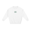 Coffee Padelism Repeat Sweatshirt in White, flat lay, heavyweight cotton-blend padel sweatshirt