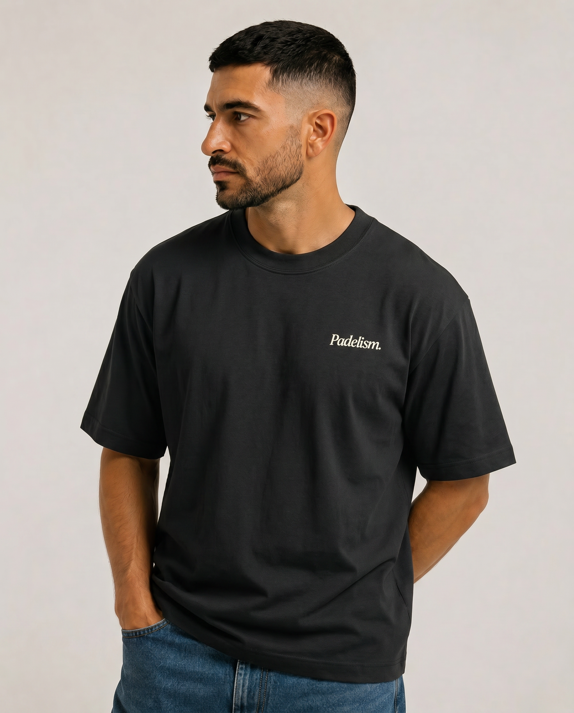 Padel & Pints Black Male Front