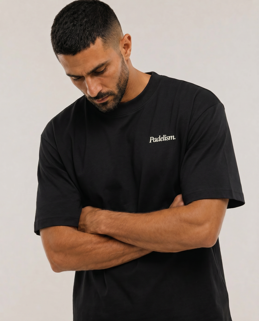 Padel & Pints Black Male Front (alt)