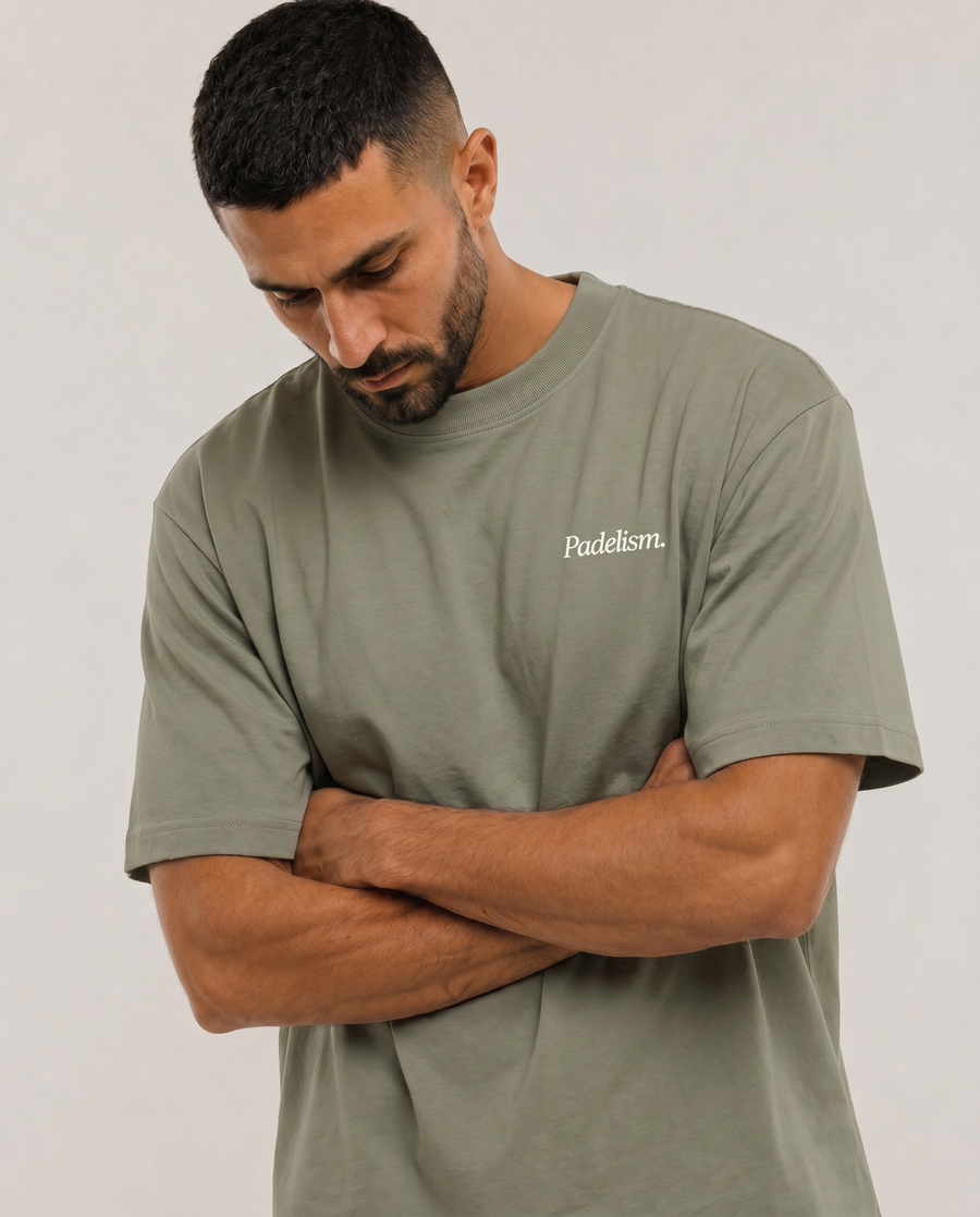 Padel & Pints Gray Green Male Front (alt)