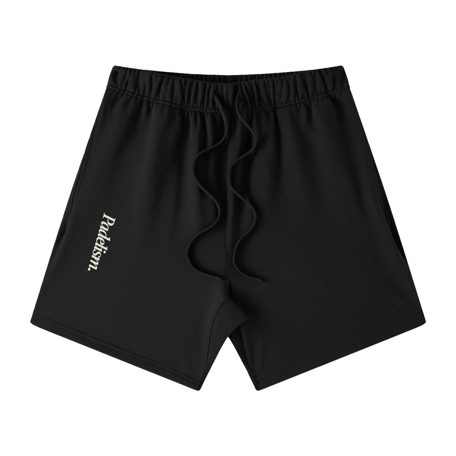 Dual Side - Off-Court Shorts in Black — padel shorts designed in London