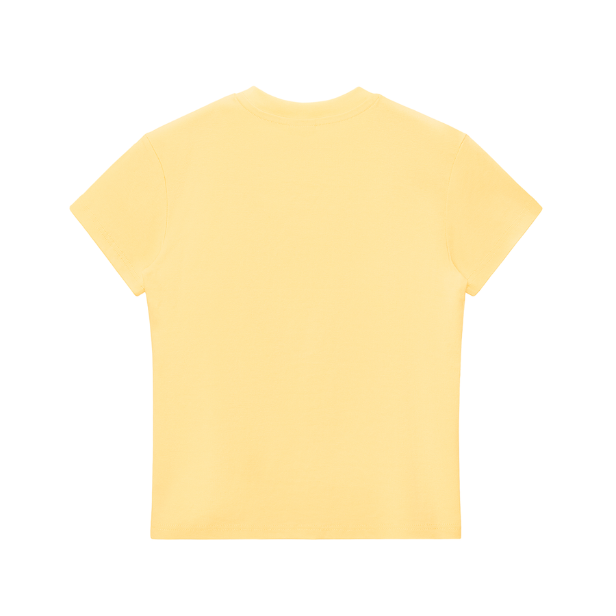 Sunday Padel Club Crewneck T-Shirt - Yellow