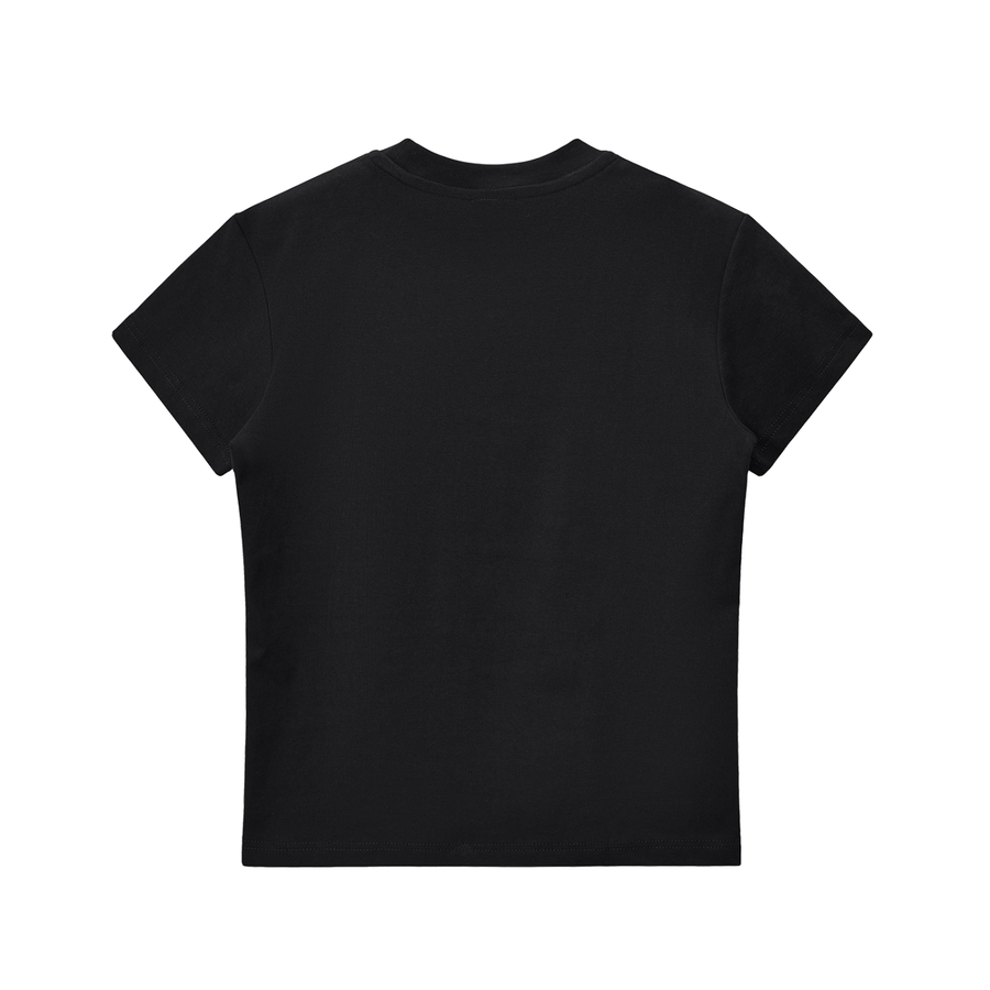 Padelism Wellness Club Crewneck T-Shirt - Black