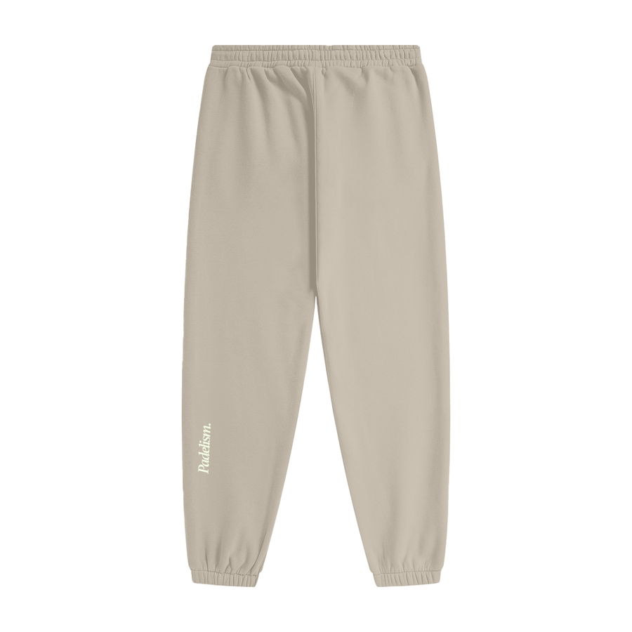 Padelism Heavyweight Fleece Joggers — 100% cotton padel joggers designed in London