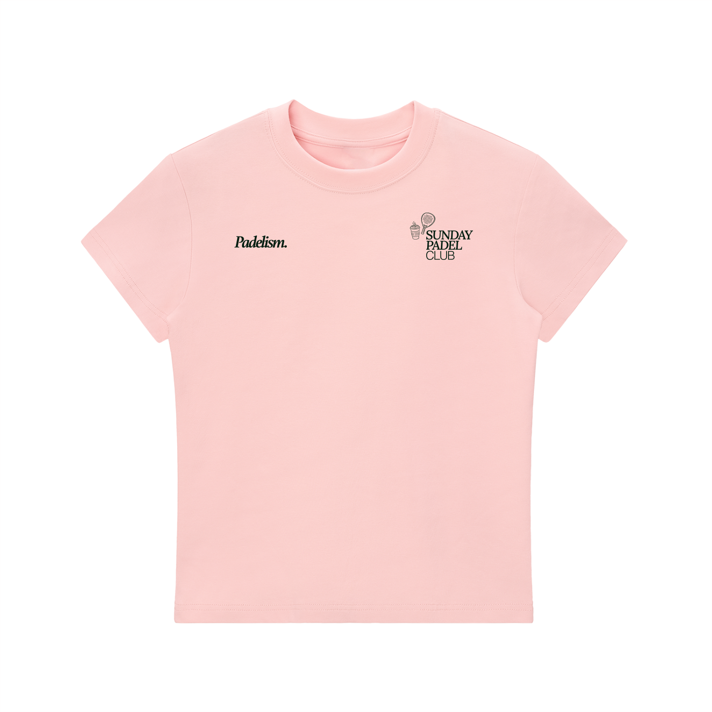 Sunday Padel Club Crewneck T-Shirt - Pink
