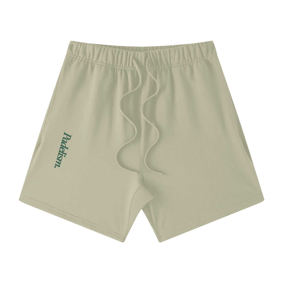 Dual Side - Off-Court Shorts in Gray Apricot — padel shorts designed in London