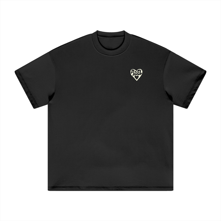 Love - Heavyweight T-Shirt — 100% cotton padel t-shirt designed in London