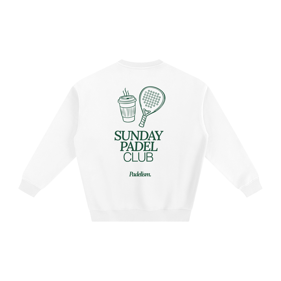Sunday Padel Club Sweatshirt — heavyweight cotton-blend padel sweatshirt