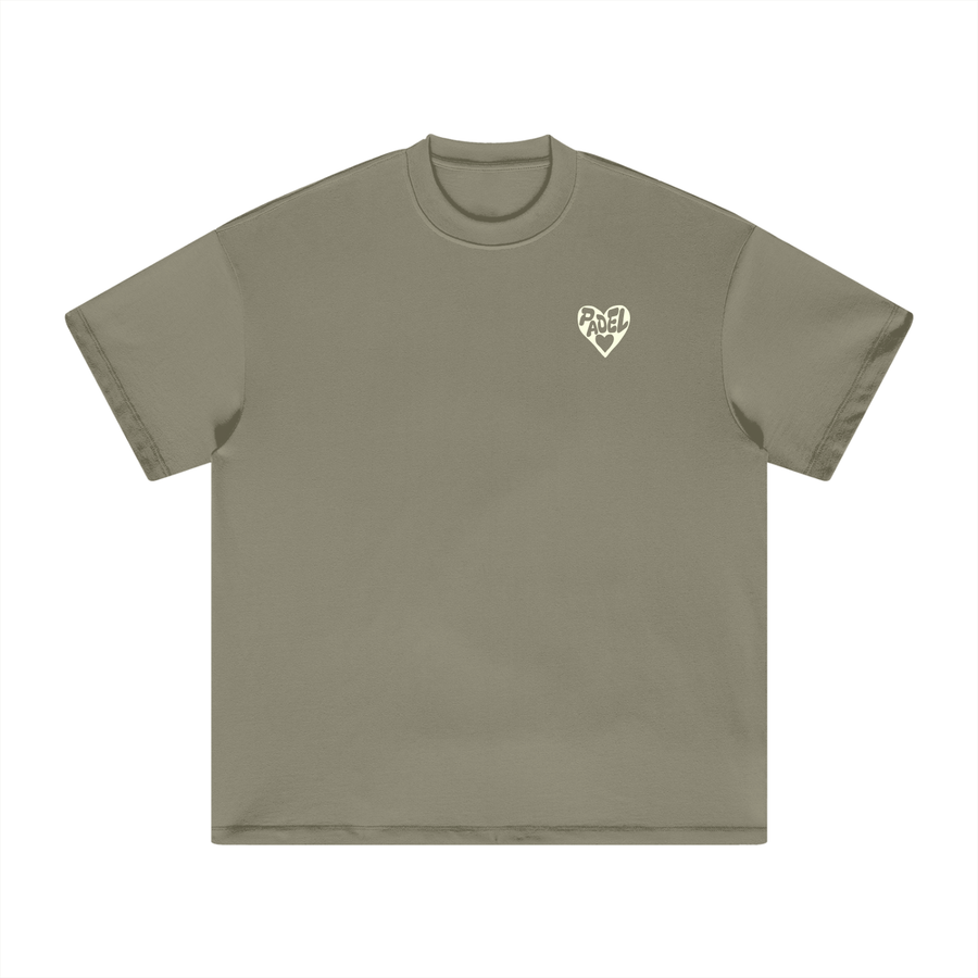 Love - Heavyweight T-Shirt — 100% cotton padel t-shirt designed in London