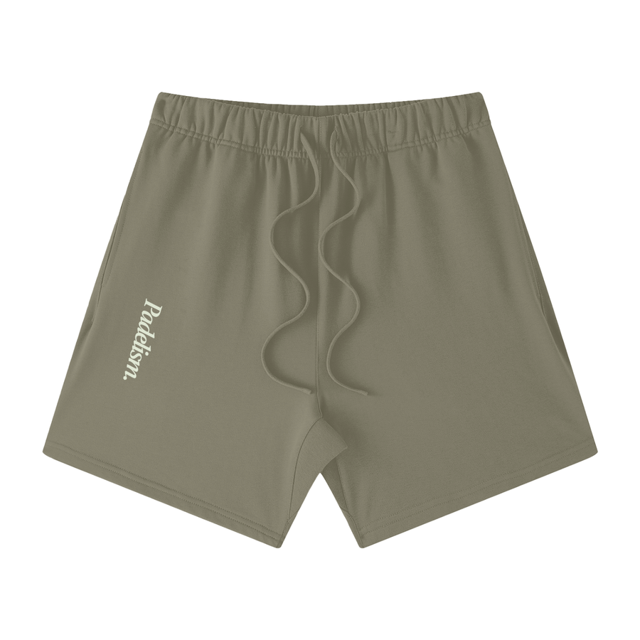 Dual Side - Off-Court Shorts in Gray Green — reversible off-court padel shorts by Padelism
