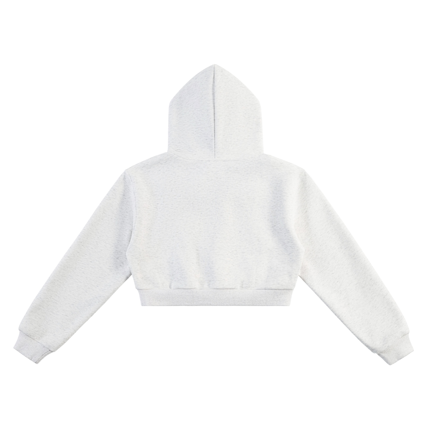 Padelism Wellness Club Cropped Hoodie - Flower Gray