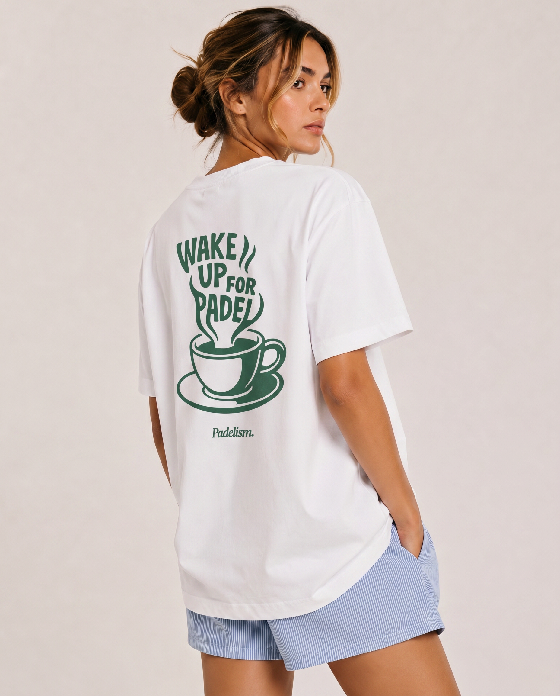 Espresso White Female Back