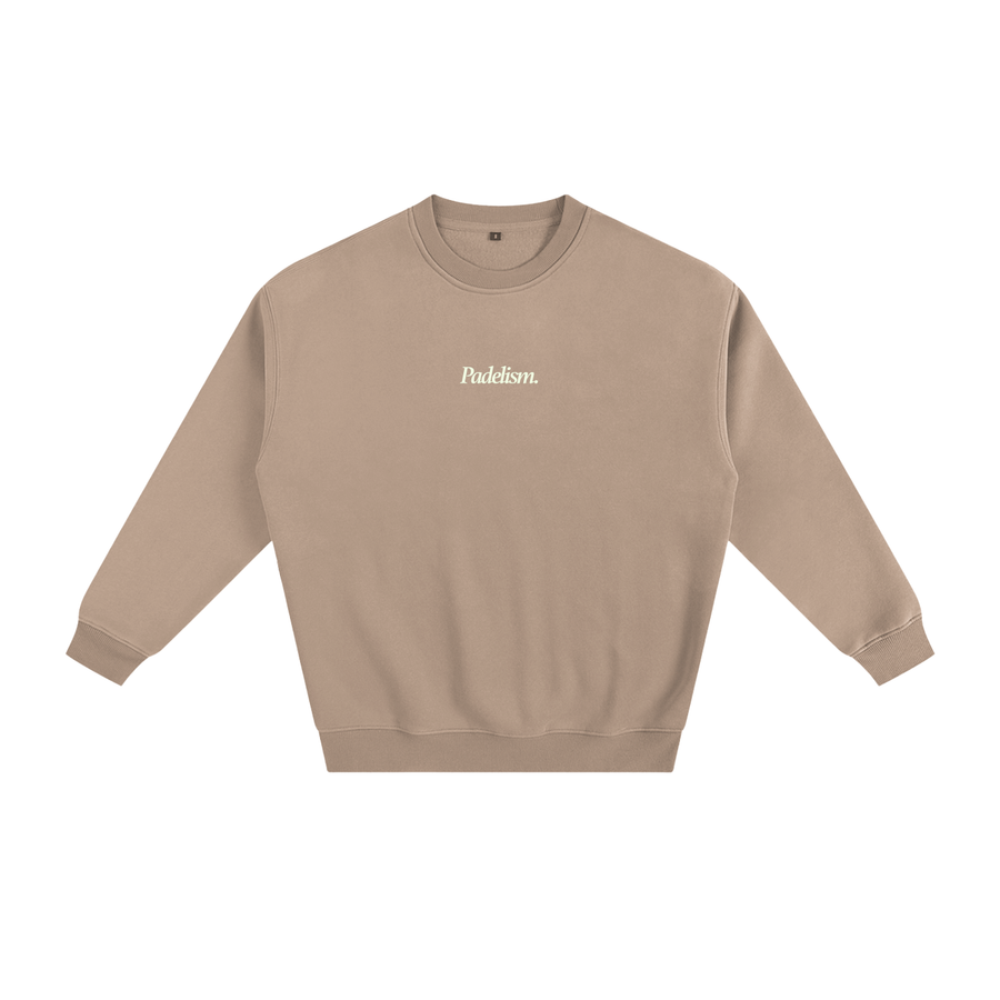 Sunday Padel Club Sweatshirt in Gray Apricot — premium padel sweatshirt by Padelism