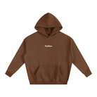 Padelism Mk1 - Box Hoodie in Brown — heavyweight padel hoodie designed in London