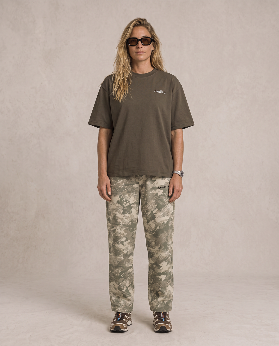 Focus Heavyweight T-shirt in Brown — female front