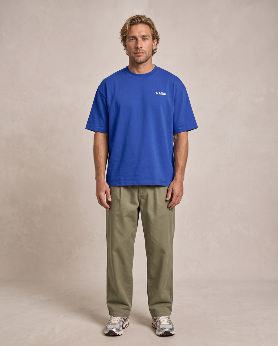 Focus Heavyweight T-shirt in Colorful Blue — male front