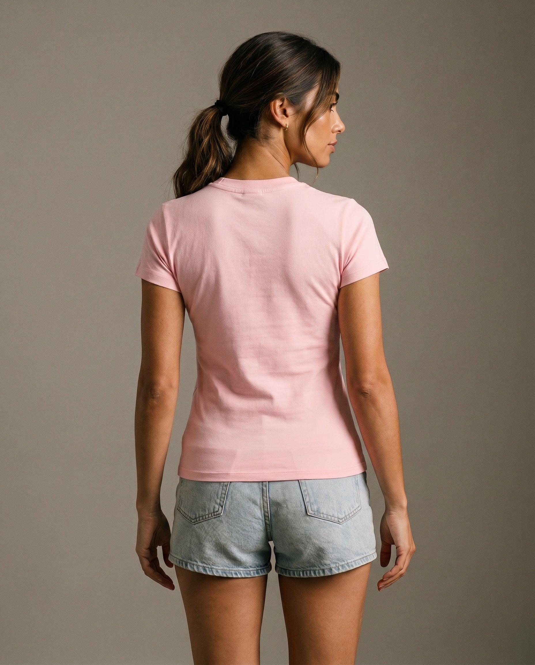 Game, Set, Matcha Crewneck T-Shirt - Pink