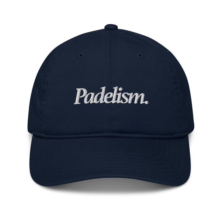 Padelism Organic dad hat in Pacific — relaxed fit padel hat with Padelism logo