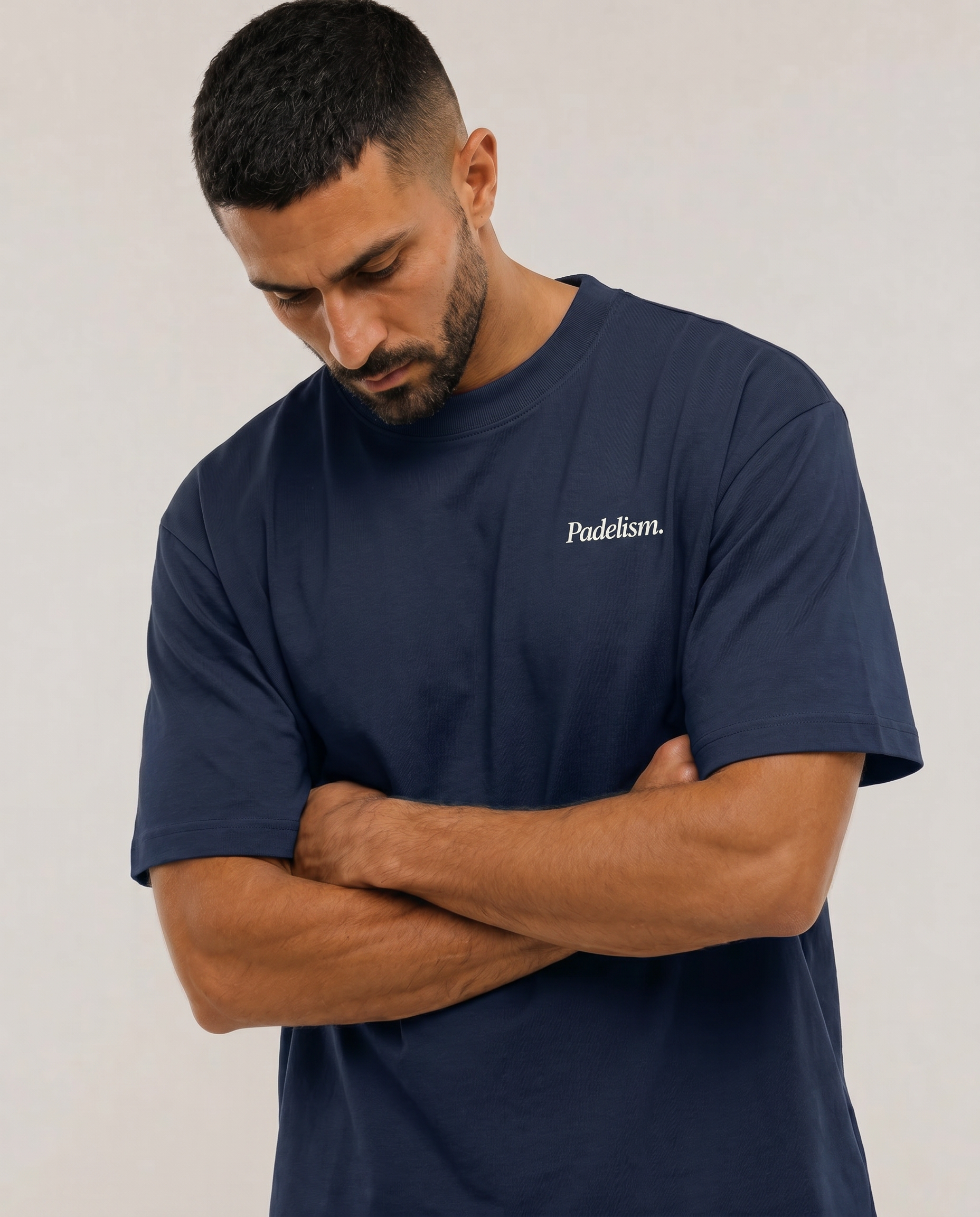 Padel & Pizza Navy Male Front (alt)