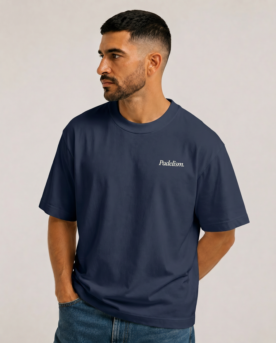 Padel & Pizza Navy Male Front