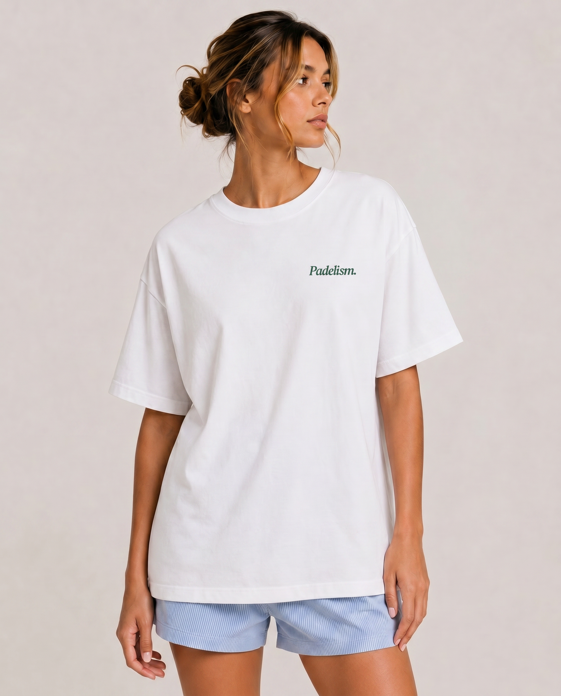 Padel & Pizza White Female Front