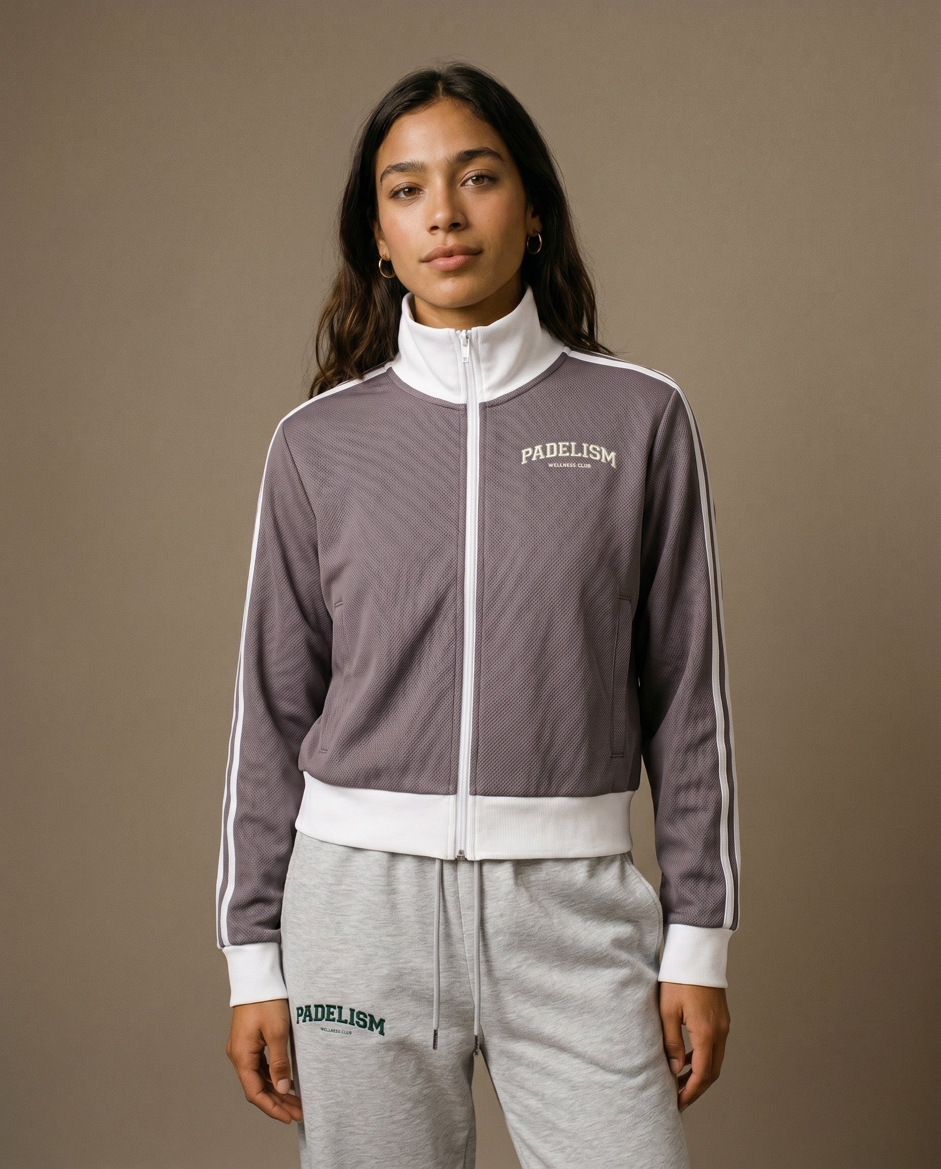 Padelism Track Jacket - Plum Purple