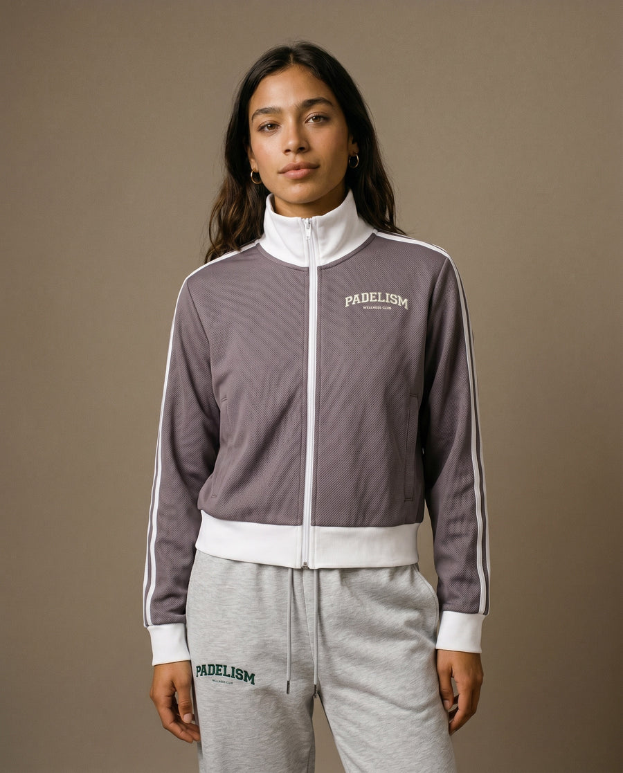 Padelism Track Jacket - Plum Purple