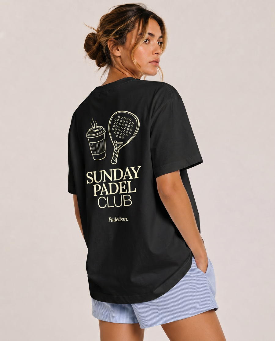 Sunday Padel Club Black Female Back