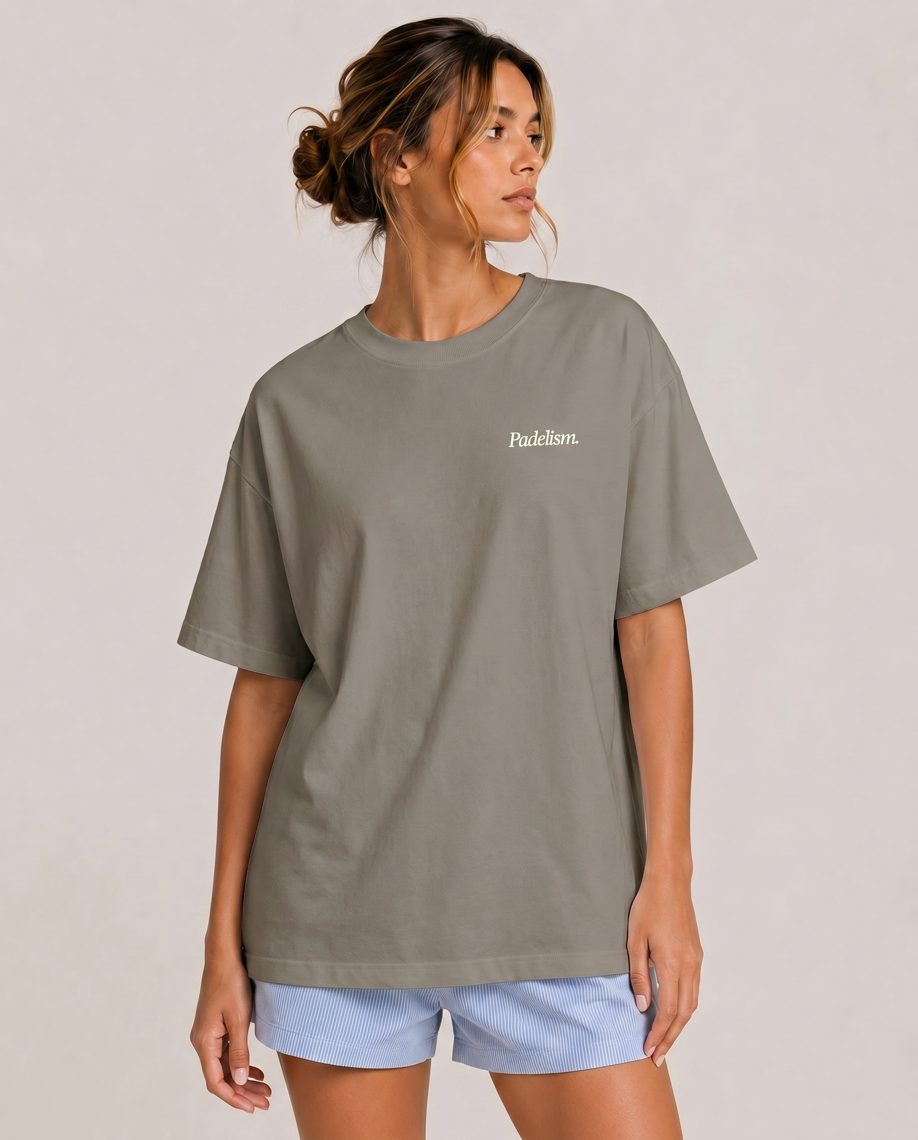 Sunday Padel Club Gray Camel Female Front