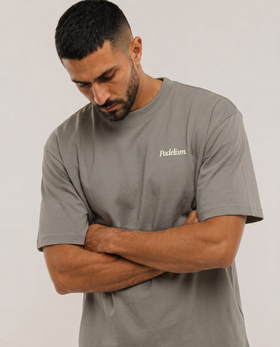 Sunday Padel Club Gray Camel Male Front (alt)
