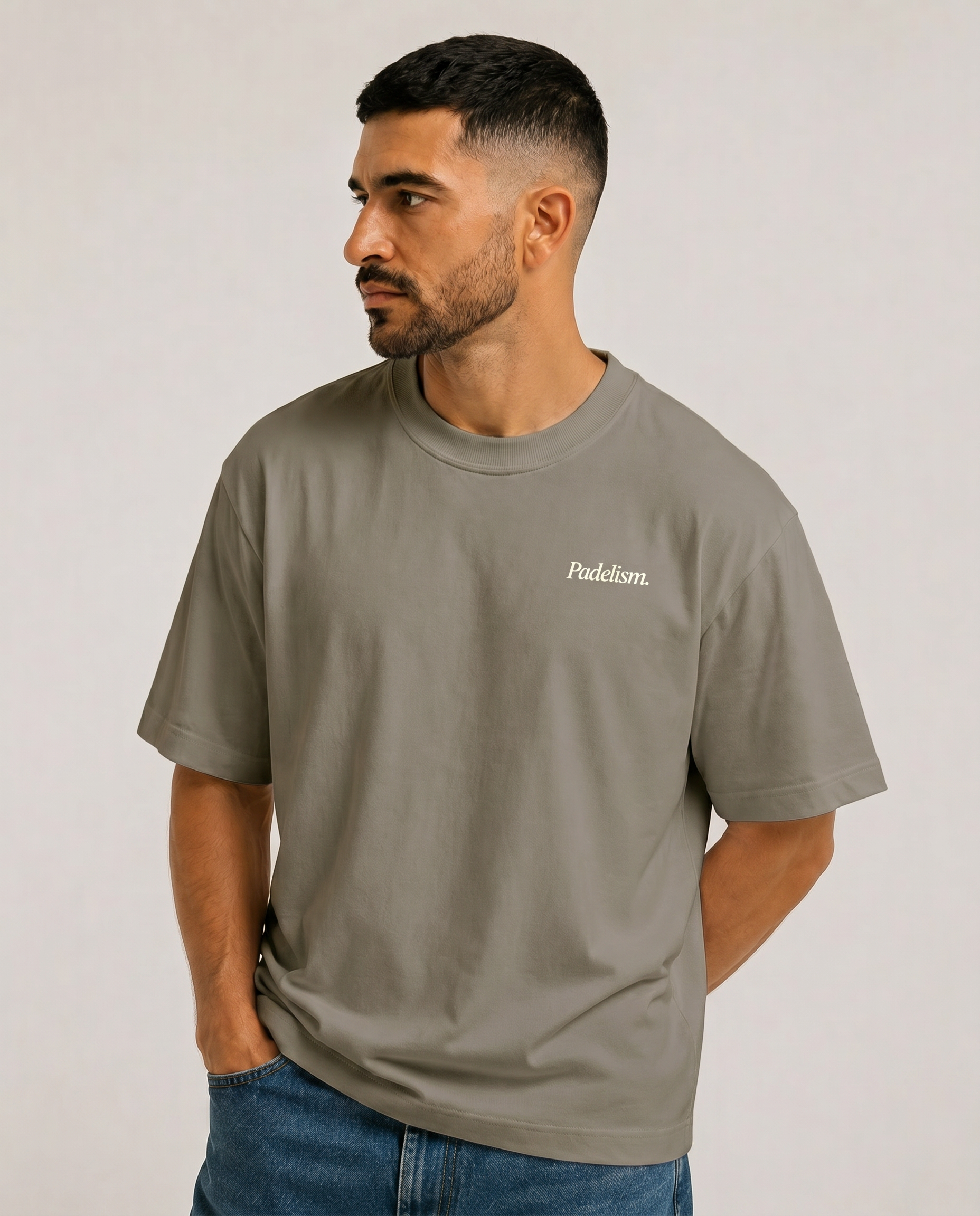 Sunday Padel Club Gray Camel Male Front