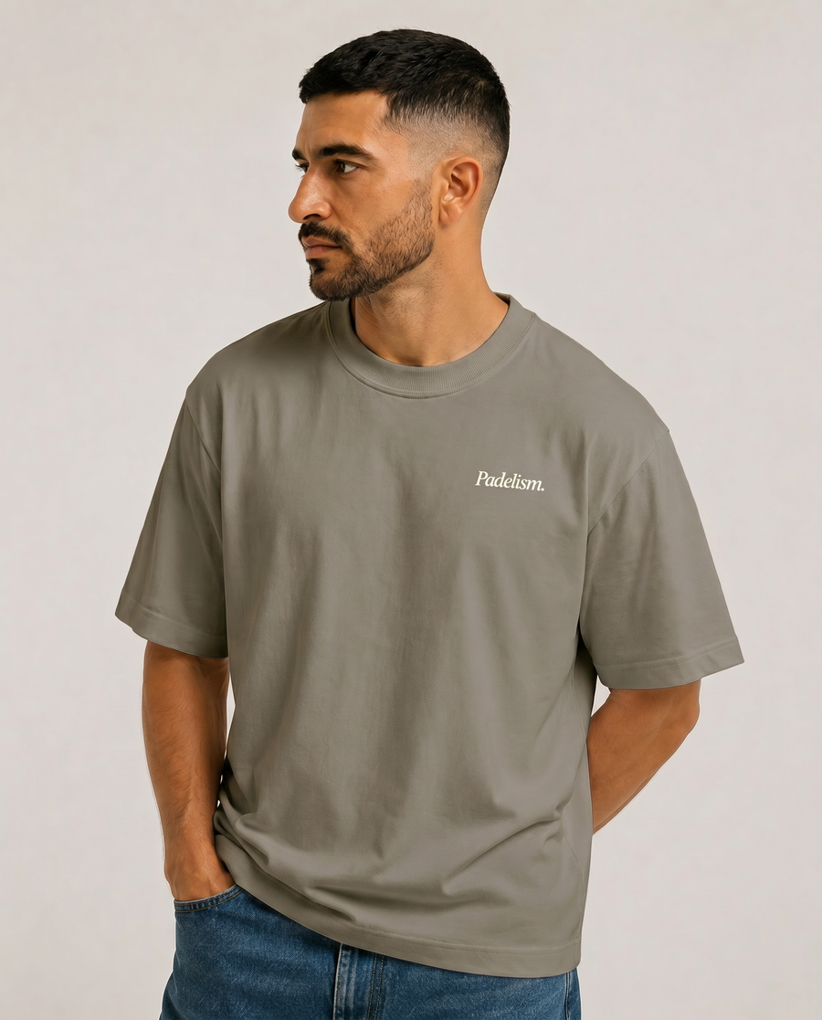 Sunday Padel Club Gray Camel Male Front