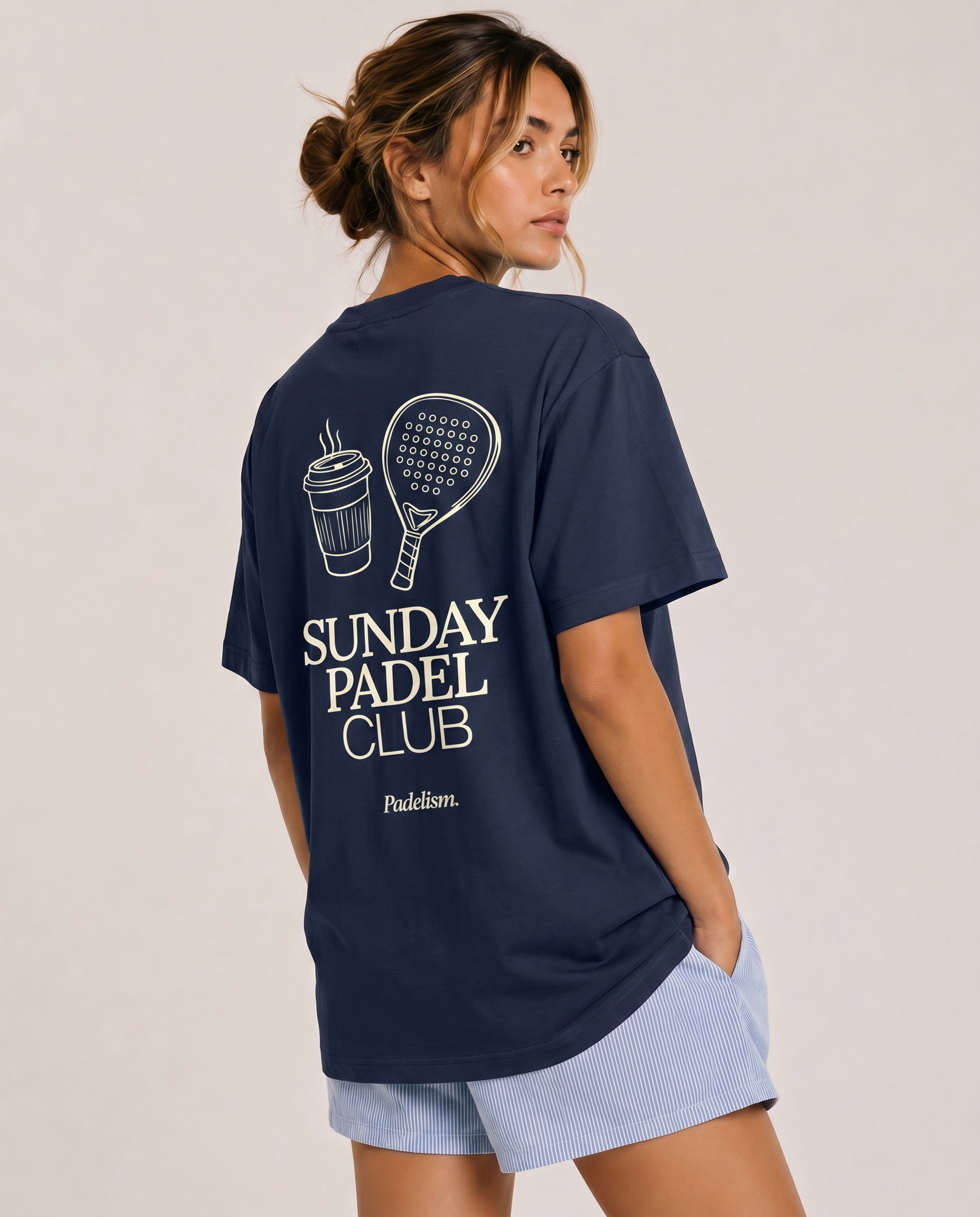 Sunday Padel Club Navy Female Back