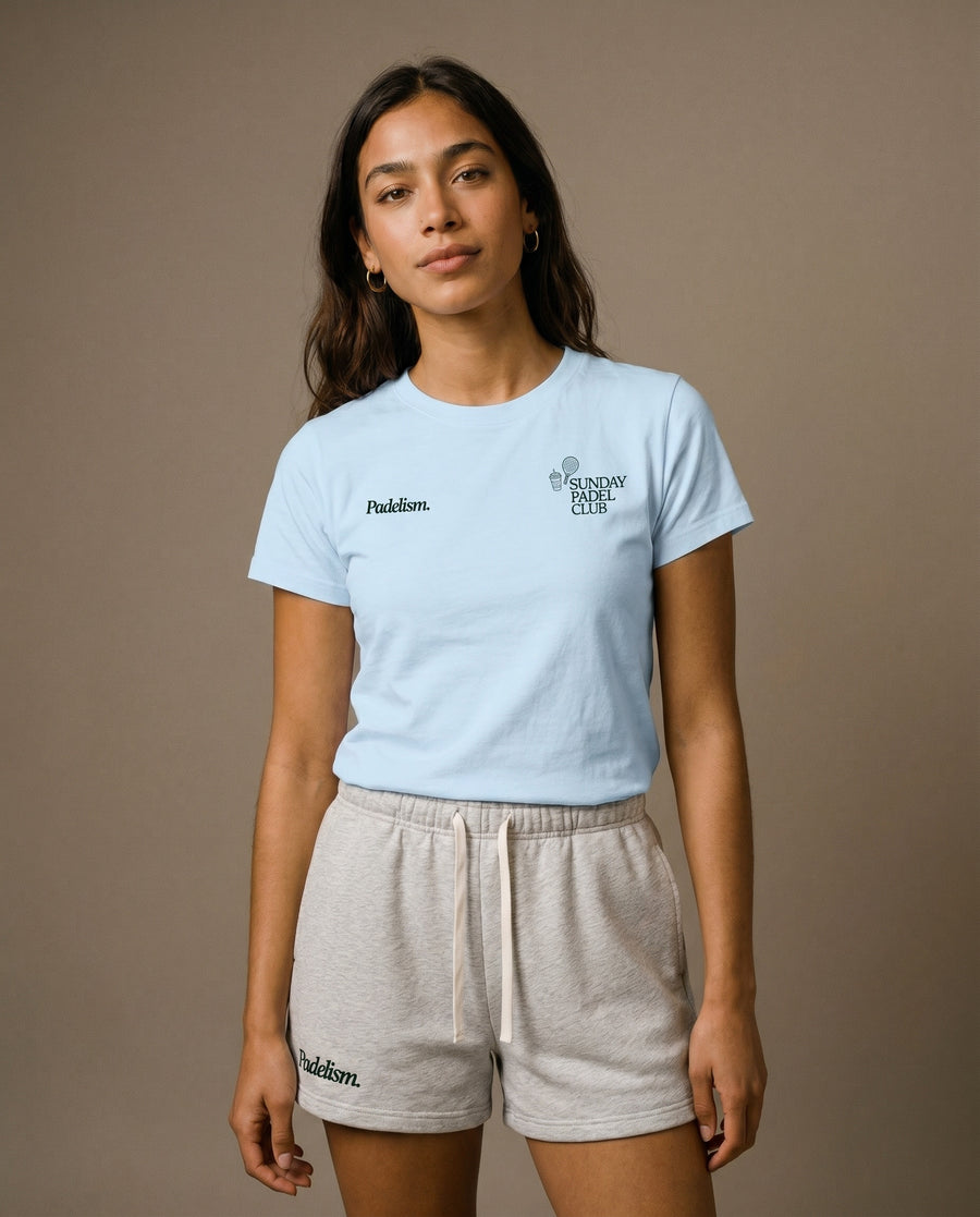 Sunday Padel Club Crewneck T-Shirt - Blue
