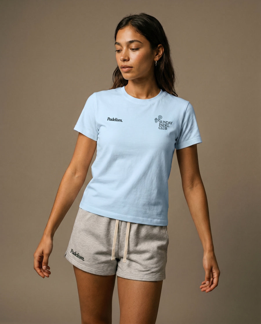 Sunday Padel Club Crewneck T-Shirt - Blue
