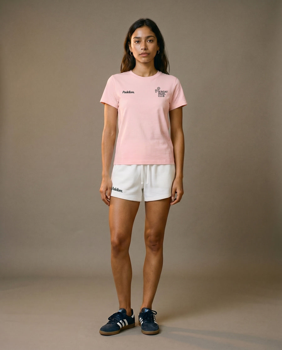 Sunday Padel Club Crewneck T-Shirt - Pink