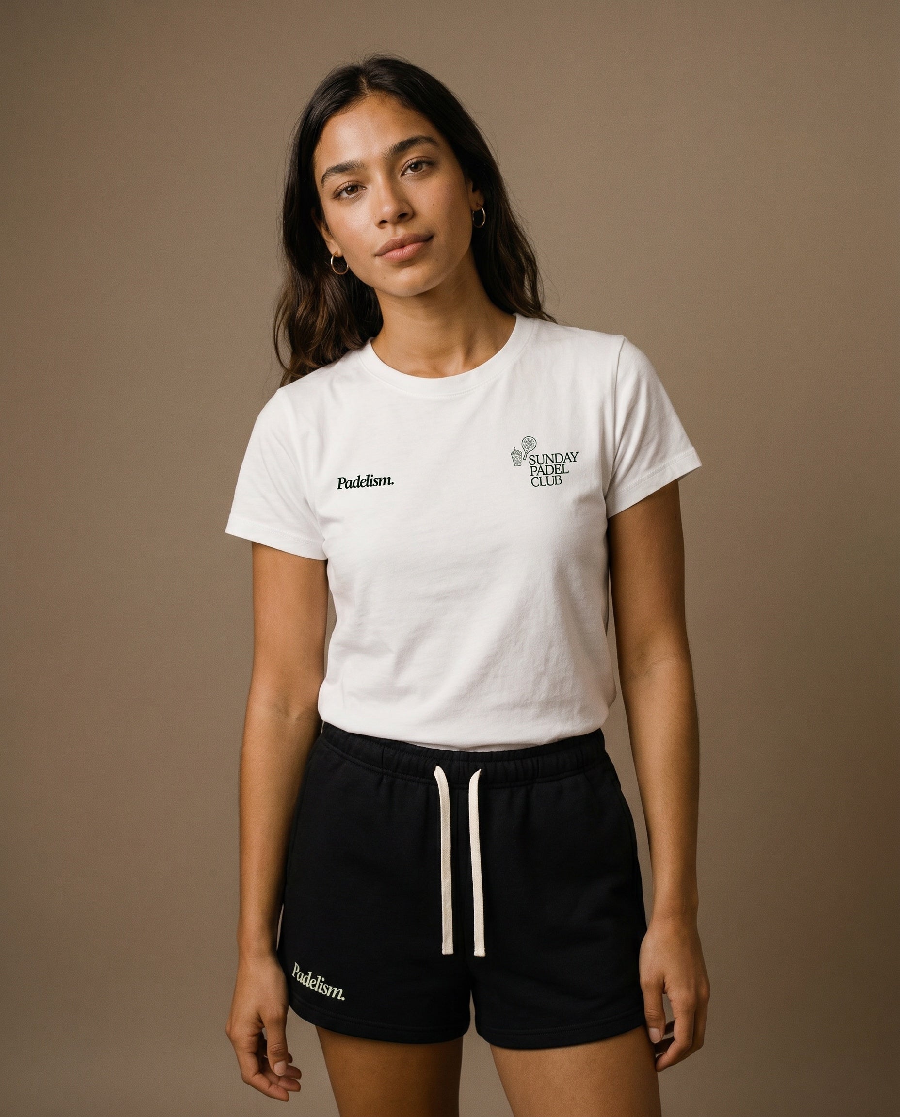 Sunday Padel Club Crewneck T-Shirt - White