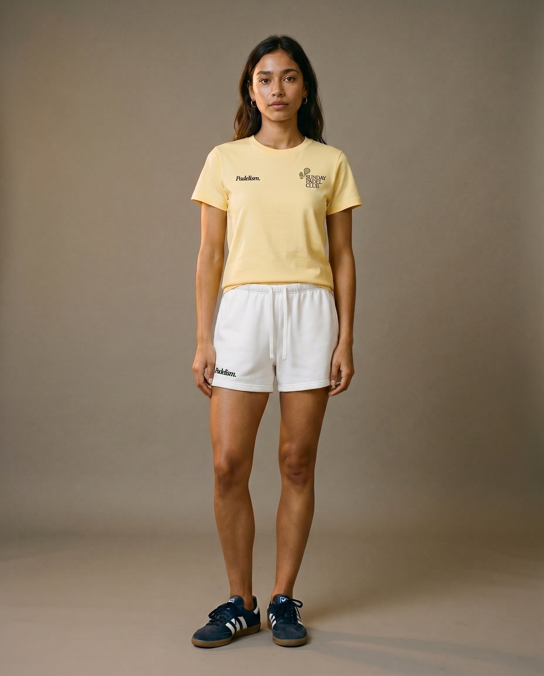 Sunday Padel Club Crewneck T-Shirt - Yellow