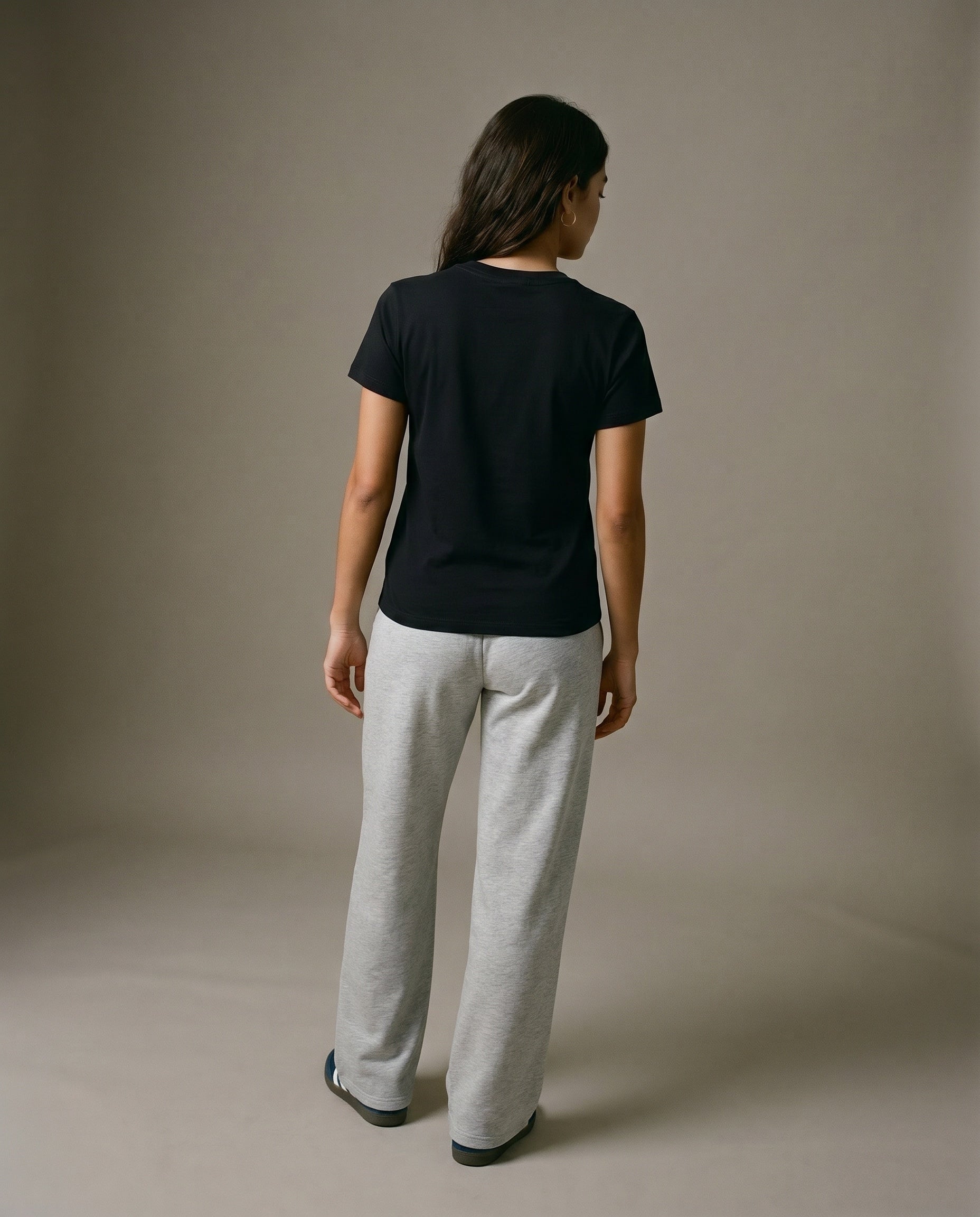 Padelism Wellness Club Crewneck T-Shirt - Black