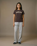 Padelism Wellness Club Crewneck T-Shirt - Brown